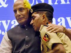 Home Minister Rajnath Singh Breaks Protocol, Hugs BSF Jawan With Disability