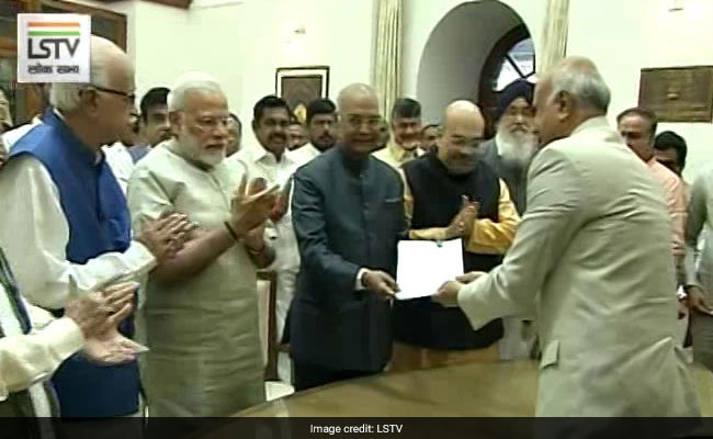 In PM Narendra Modi's Presence, Ram Nath Kovind Files Nomination For President