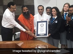 Yoga Teacher Ramdev And Amit Shah Just Broke A World Record