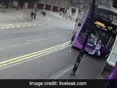 Out-Of-Control Bus Crashes Into Man. He Gets Up And Walks Into A Bar