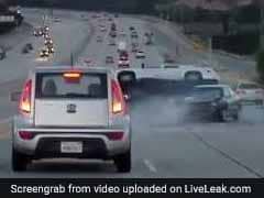 Video Captures Apparent Road Rage Chain Reaction Crash In California