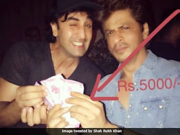 <i>Jab Harry Met Sejal</i>: Shah Rukh Khan Gives Up. Pays Ranbir Kapoor Rs 5,000 For Film's Title <i>Jab Harry Met Sejal</i>: Shah Rukh Khan Gives Up. Pays Ranbir Kapoor Rs 5,000 For Film's Title
