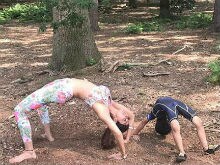 International Yoga Day: Shilpa Shetty And Son's Yoga 'In The Woods.' So Cute