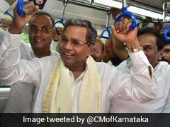 Ahead Of Inauguration On Saturday, Karnataka Chief Minister Checks Out New Metro Line