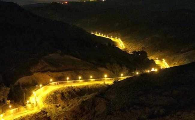 Home Ministry Report On Border Floodlighting Shows Spain-Morocco Border