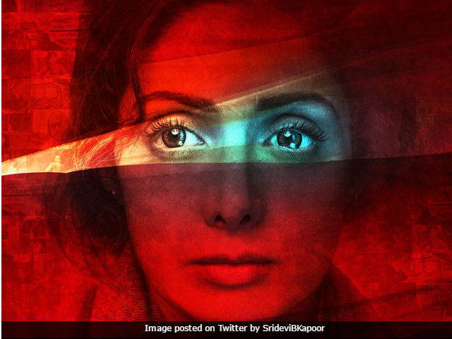 <I>MOM</i> Poster: Sridevi Shares Yet Another Intense Poster Of The Film