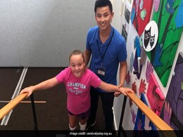 11-Year-Old Girl With Cerebral Palsy Climbs Great Wall Of China 11-Year-Old Girl With Cerebral Palsy Climbs Great Wall Of China