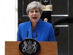British Prime Minister Theresa May's Statement In Downing Street