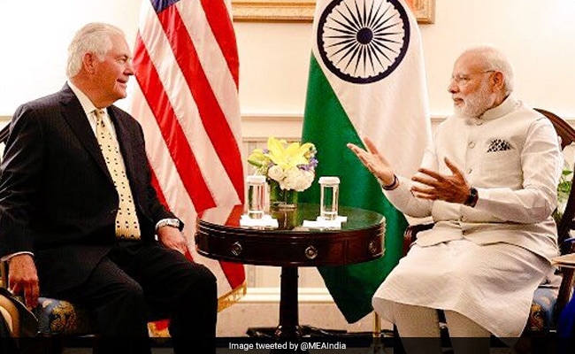 US Secretary Of State Rex Tillerson Calls On Prime Minister Narendra Modi