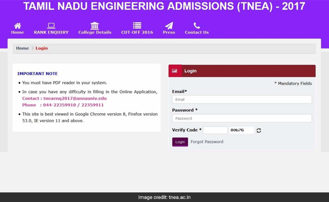TNEA Counselling 2017: Anna University Releases Rank List @ Tnea.ac.in, Follow These Steps To Download
