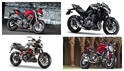 Triumph Street Triple 765 vs Ducati Monster 821 vs Kawasaki Z900 vs Aprilia Shiver 900: Spec Comparison