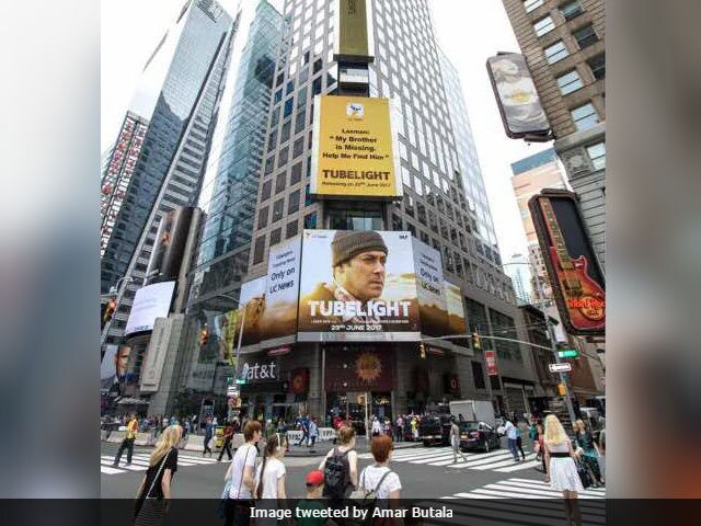 Salman Khan's Tubelight Lights Up New York City's Times Square