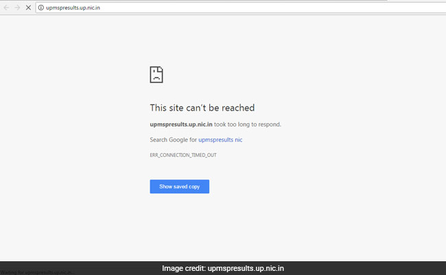 UP Board results 2017 out @upmspresults.up.nic.in @upresults.nic.in; Website server crashes due to heavy traffic