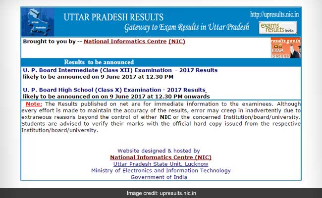 up board results 2017