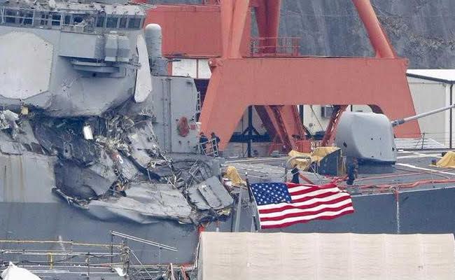 US Warship Stayed On Deadly Collision Course Despite Warning: Report