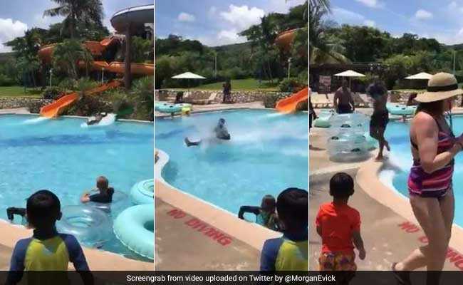 Internet Cannot Get Enough Of This Perfect Water Slide Landing