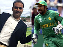 चैंपियंस ट्रॉफ़ी फाइनल से पहले वीरेंद्र सहवाग ने दिया पाकिस्‍तानी कप्‍तान सरफ़राज़ अहमद का 'साथ'