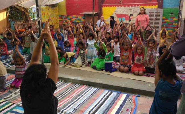 International Yoga Day: Noida NGO Makes Yoga Part Of Under Privileged Children Education Programme