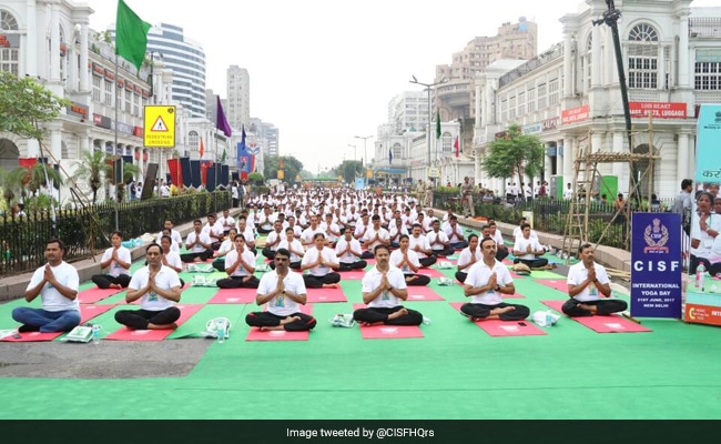 15,000 Gather At DDA Parks, 10,000 At Connaught Place In Delhi For Yoga Day