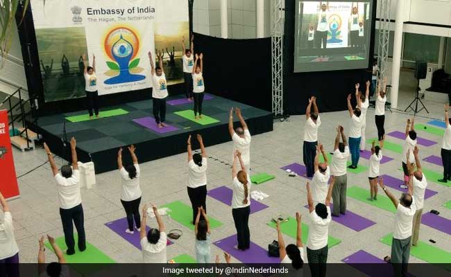 Largest Ever Yoga Event Held In Netherlands