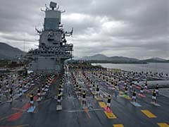 Mumbai Celebrates Yoga Day On Land, Ships, Submarines