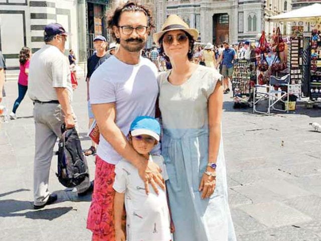 Aamir Khan Is On Holiday In Italy With Wife And Son. First, Rome