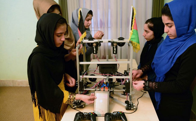 Afghan Girls Robotics Team Land In US After Visa U-Turn