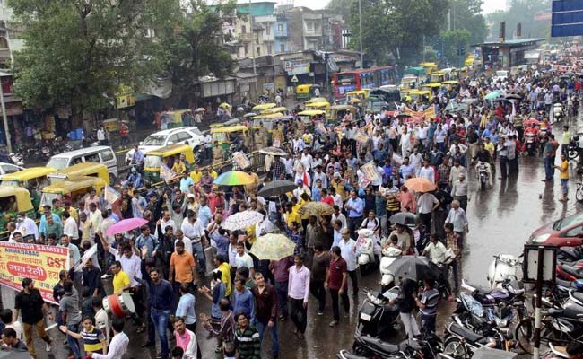 Traders Hit The Streets In Gujarat In Protest Against Goods And Services Tax