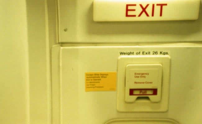 On Flight To Ranchi, A Passenger Tried Opening Exit Door Before Landing