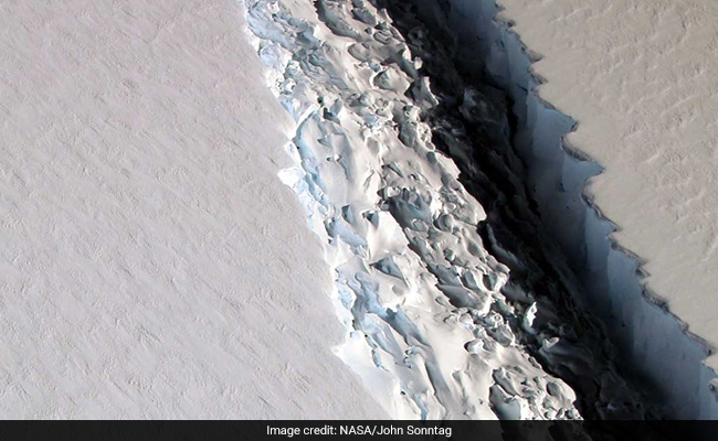 NASA Unveils Stunning Images Of Massive Antarctic Iceberg