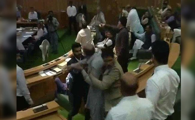 Jammu And Kashmir Assembly Staff Falls Unconscious After Ruckus In House