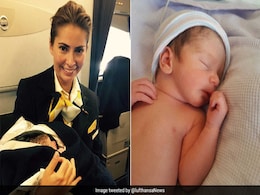 Baby Born Mid-Air, Flight Diverted For 'Little Lufthanseat' Baby Born Mid-Air, Flight Diverted For 'Little Lufthanseat'