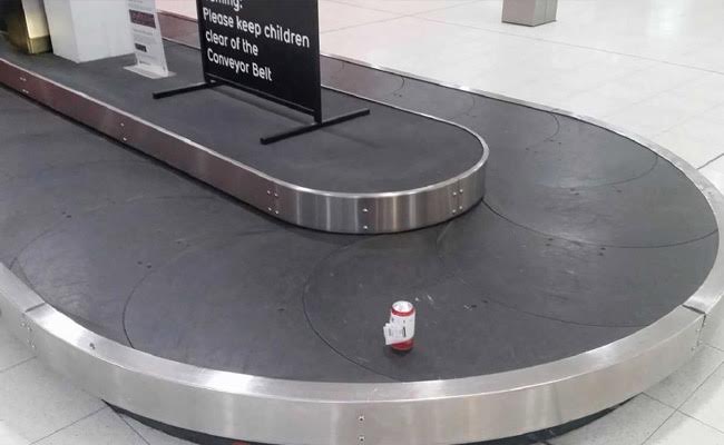 Flyer Checks-In Only A Can Of Beer, Gets It In 'Perfect Condition'