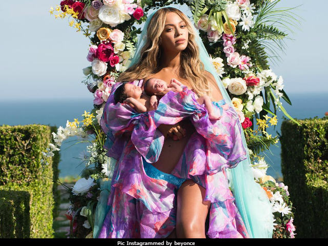 Viral: Beyonce Posts First Pic Of Her Twins, Now A Month-Old