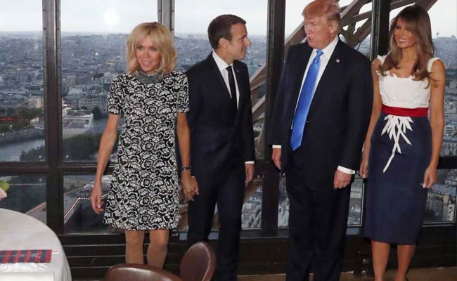 Trump Told Macron's Wife 'You're In Such Good Shape' And 'Beautiful'