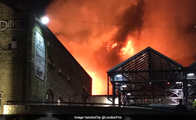 Massive Fire In London Market, Firefighters Say Now Under Control