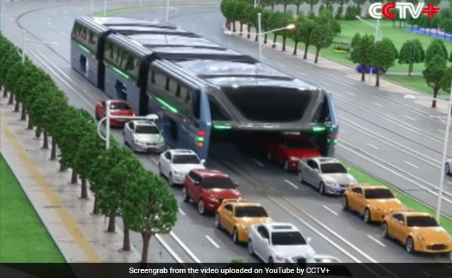 China's Elevated Bus Went Viral Last Year. It May Have Been A Scam