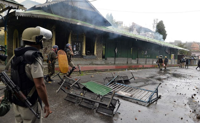Fresh Violence In Darjeeling, Police Post, Library Set On Fire