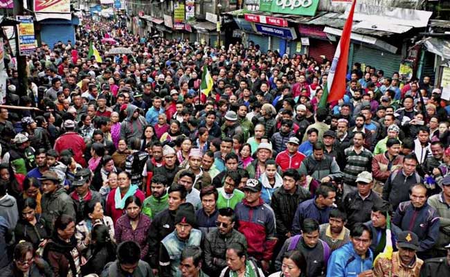 Gorkhaland Supporters Allegedly Torch Government Office In Darjeeling