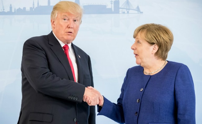 Donald Trump Praises Angela Merkel For 'Fantastic' G20 Despite Violent Protests
