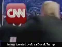 Donald Trump Tweets Video Of Him Knocking Down, Beating 'CNN'