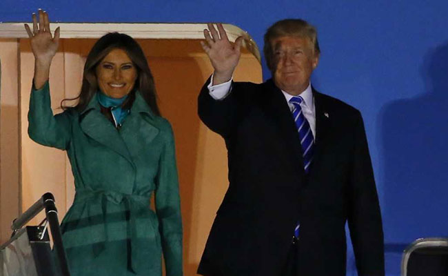 US President Donald Trump Arrives In Warsaw, Kicking Off Landmark Europe Trip