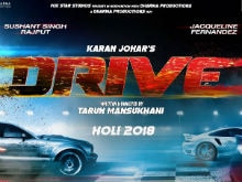 <i>Drive</i> First Poster: Sushant Singh Rajput And Jacqueline Fernandez Are All Set To Thrill You On March 2