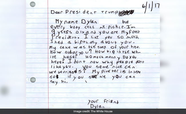 Did A 9-Year-Old Called 'Pickle' Really Write That Letter To Trump? Yep, He's Real