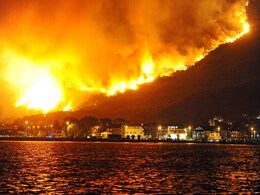Fires Rage On Adriatic Coast Fires Rage On Adriatic Coast