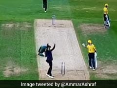 Watch: Hit On Head By Powerful Straight Drive, Bowler Sustains Horrific Injury
