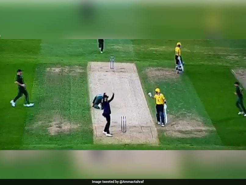 Watch: Hit On Head By Powerful Straight Drive, Bowler Sustains Horrific Injury