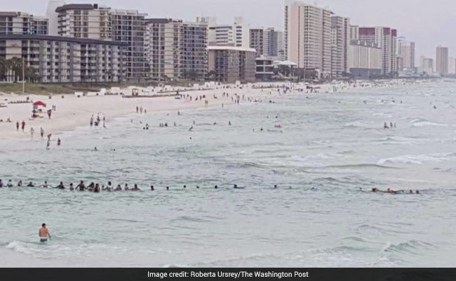 80 Strangers Formed A Human Chain To Rescue Family From Drowning