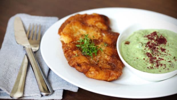 Fried fish is best enjoyed with coriander or mint chutney