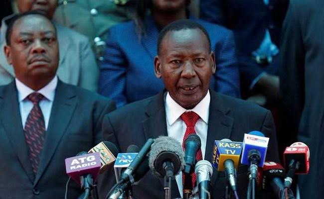 Kenya Interior Minister General Joseph Nkaissery Dies In Hospital